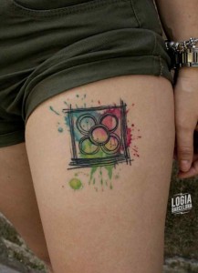 Tatuaje de Barcelona panot Walk in tattoo - Logia Barcelona